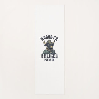  Cowboy Bull Rodeo Moooch verplicht Pardner W Yogamat
