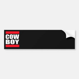 Cowboy Bumpersticker
