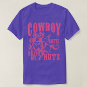 Cowboy Butts drijft me op de nopjes van het nopend T-shirt (Design voorkant)