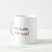 Cowboy Butts drijft me op Koffiemok (Voorkant links)
