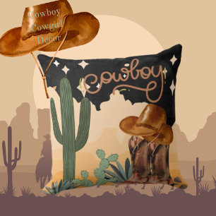Cowboy Cactus Desert Theme Kussen