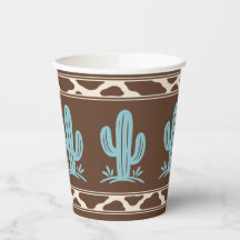 Cowboy Cactus Koeienprint Western Verjaardag