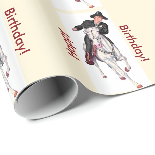 Cowboy Cadeaupapier (Rol Hoek)