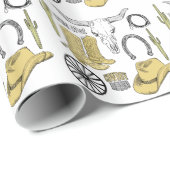 Cowboy Cadeaupapier (Rol Hoek)