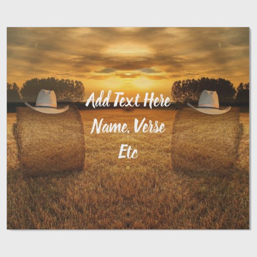 Cowboy Cadeaupapier (Vlak)