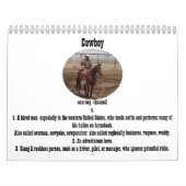 Cowboy Calendar 2 - Gepersonaliseerd Kalender (Hoes)