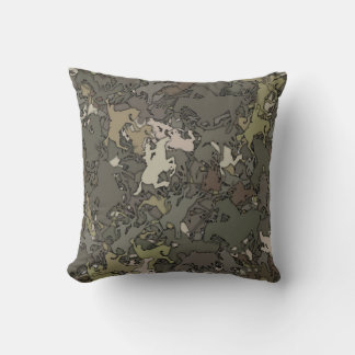 Cowboy Camouflage Pattern Kussen