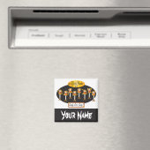 Cowboy Candy Corn Gang | Halloween Magneet (Insitu (Vaatwasser))