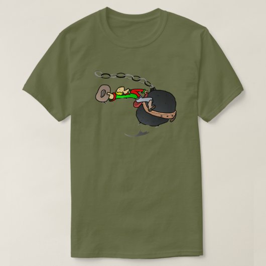 Cowboy Cannon Ball T-shirt (Design voorkant)