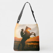 Cowboy Canvas tas (Achterkant)