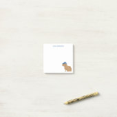 Cowboy capybara dier kinderbriefpapier papier post-it® notes (Op bureau)