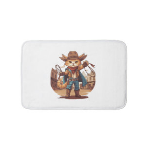Cowboy Cat Badmat
