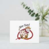 Cowboy Cat Briefkaart (Staand voorkant)