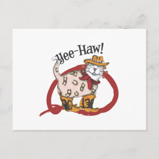 Cowboy Cat Briefkaart