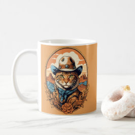  Cowboy Cat Design Koffiemok