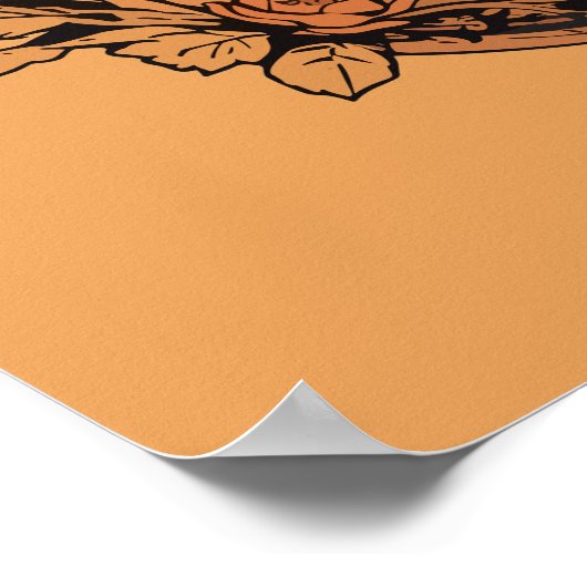  Cowboy Cat Design Poster (Hoek)