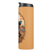  Cowboy Cat Design Thermosbeker (Geroteerd rechts)