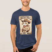 Cowboy Cat Fart Smella T-shirt (Voorkant)