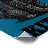 Cowboy Cat Kitty Up Vintage Western Cat  Poster (Hoek)