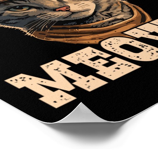 Cowboy Cat Meowdy 1 Poster (Hoek)