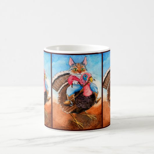 Cowboy Cat-mok met kronkelaars Koffiemok (Center)