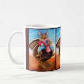 Cowboy Cat-mok met kronkelaars Koffiemok (Links)