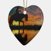 Cowboy Ceramic Ornament (Links)