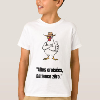 Cowboy Chicken Attitude – Funny Cartoon Tee T-shirt