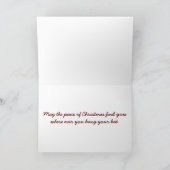 Cowboy Christmas Card Feestdagen Kaart (Binnen)