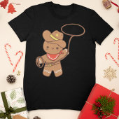 Cowboy Christmas Gingerbread Man T-shirt