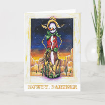"Cowboy Christmas" Woestijn Zuidwestelijke Sneeuwm