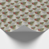 Cowboy Christmas wrapping papier rol (Hoek)