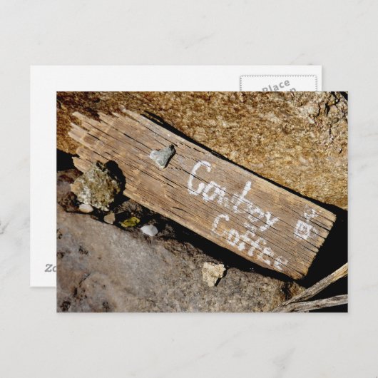 Cowboy Coffee Briefkaart (Voorkant / Achterkant)