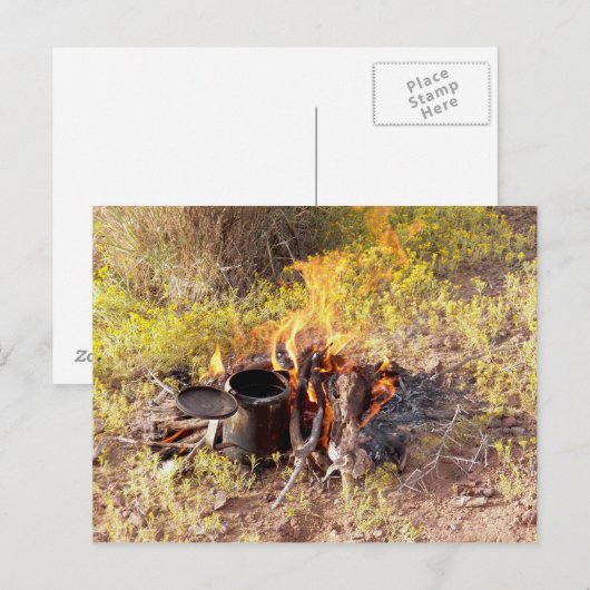 Cowboy Coffee in Dolan Springs, Arizona Briefkaart (Voorkant / Achterkant)