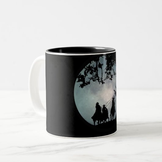 Cowboy Coffee Tweekleurige Koffiemok (Voorkant links)