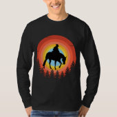 COWBOY COLORFUL SUNSET T-Shirt (Voorkant)