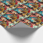  Cowboy Comics Cadeaupapier (Hoek)