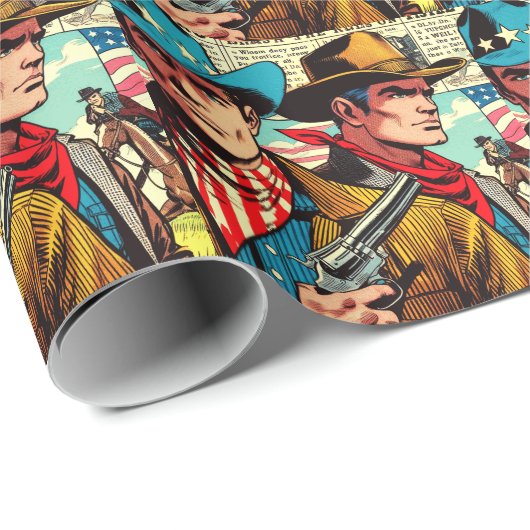  Cowboy Comics Cadeaupapier (Rol Hoek)