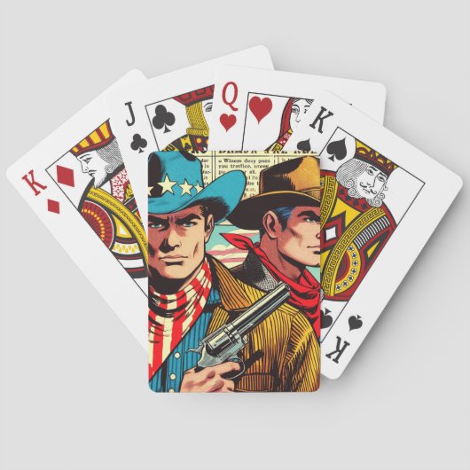  Cowboy Comics Pokerkaarten (Achterkant)