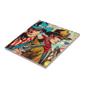 Cowboy Comics Tegeltje (Zijkant)