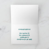 Cowboy Congrats - Westerne Nieuwe Baan of Kaart (Binnen)