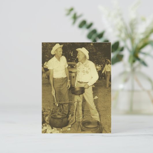 COWBOY COOKS BRIEFKAART (Staand voorkant)