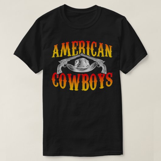 Cowboy Costume Funny Lazy Country Rodeo Western T-shirt (Design voorkant)