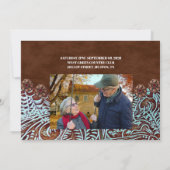 cowboy country western 50ste huwelijksverjaardag kaart (Achterkant)