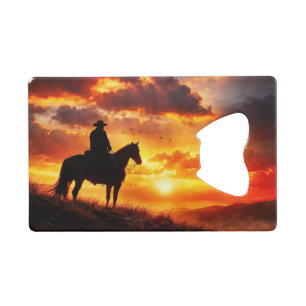 Cowboy Country Western Flesopener Creditkaart Flessenopener