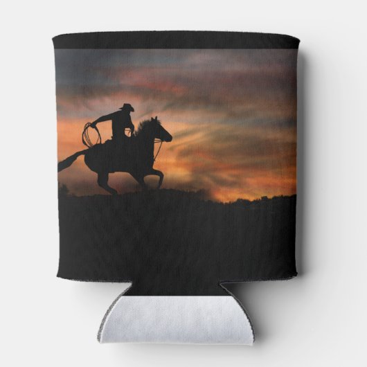 Cowboy Country Western Roping Blikjeskoeler (Achterkant)