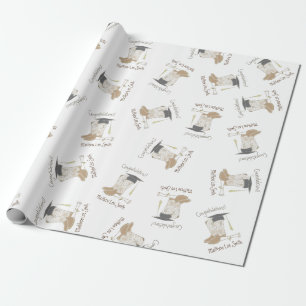 Cowboy Cowgirl Afstuderen Country Western Feest Cadeaupapier
