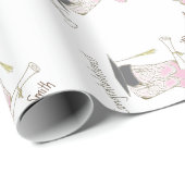 Cowboy Cowgirl Afstuderen Land Westerne Partij Cadeaupapier (Rol Hoek)