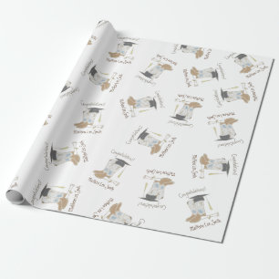 Cowboy Cowgirl Afstuderen Land Westerne Partij Cadeaupapier