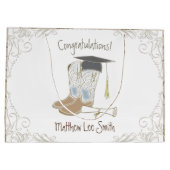 Cowboy Cowgirl Afstuderen Land Westerne Partij Groot Cadeauzakje (Achterkant)